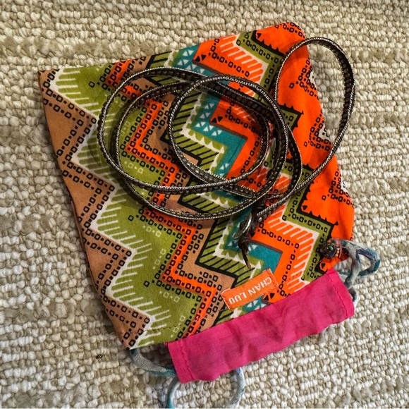 Chan Luu Gray & Brown Beaded Wrap Bracelet - Picture 6 of 6